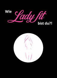 logo- die frage antworte : wie ladyfit bist Du ?
